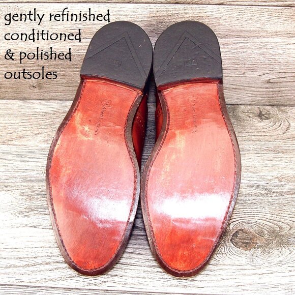 Allen Edmonds STRAND Oxford 8 EEE Wide Walnut * add $15 Cedar Trees - Picture 3 of 13